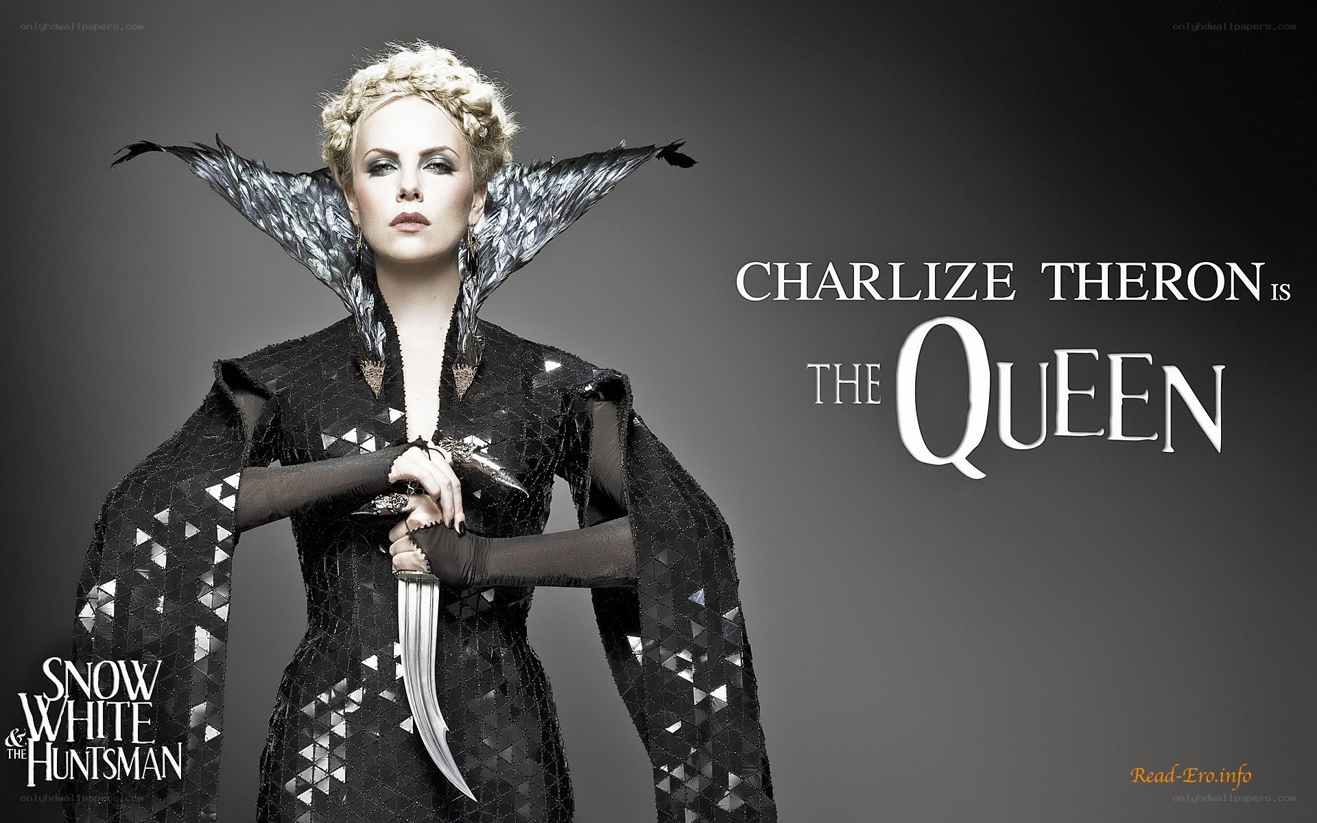 Charlize Theron as the Queen