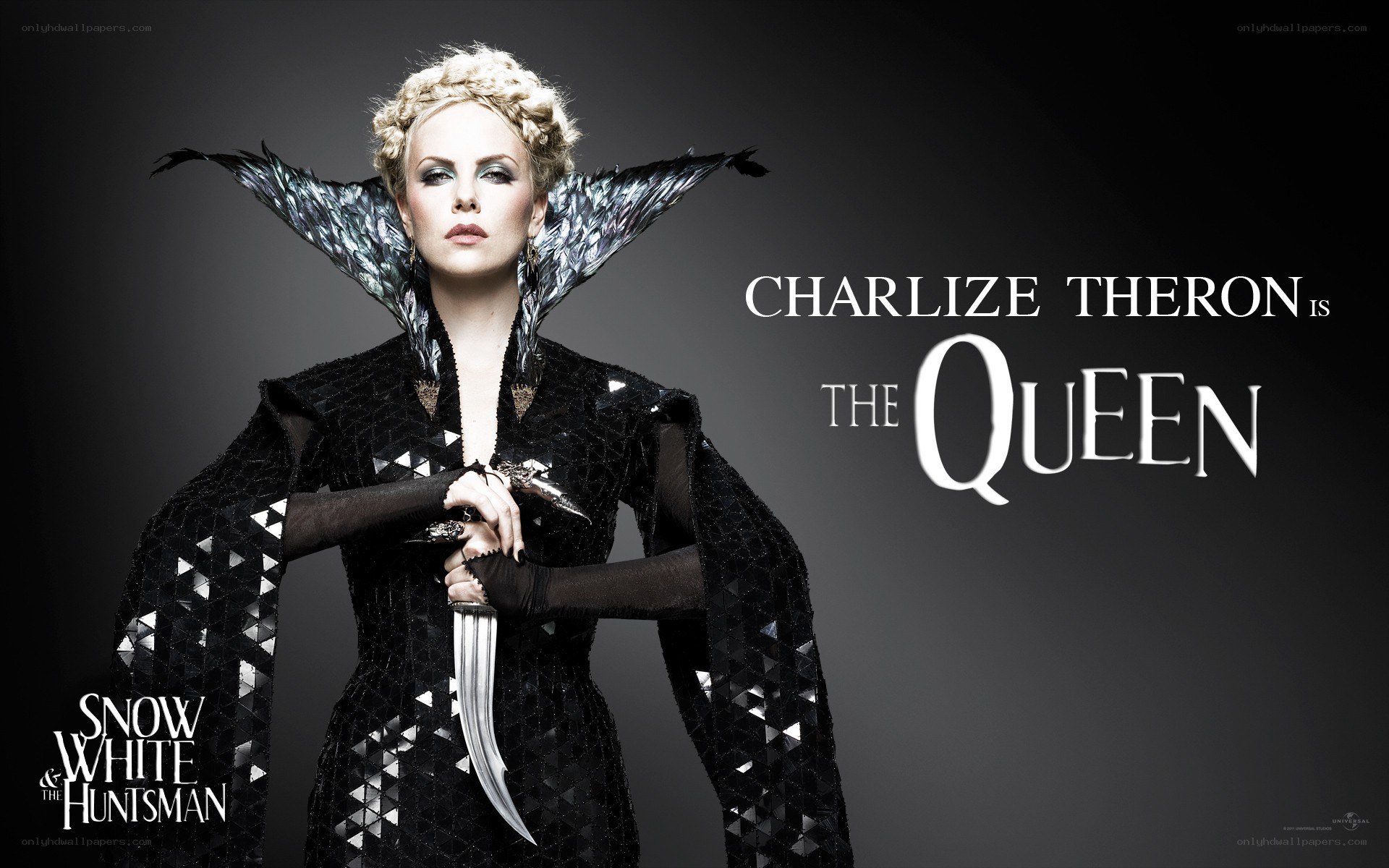 Charlize Theron as the Queen