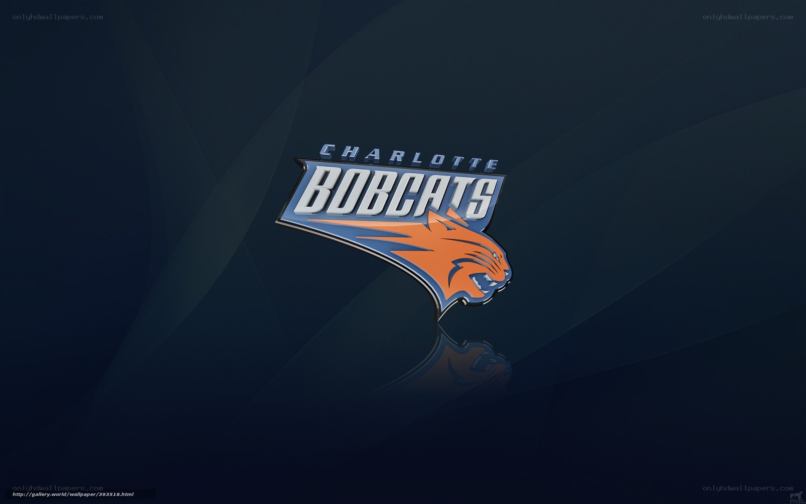 Charlotte Bobcats logo wallpaper