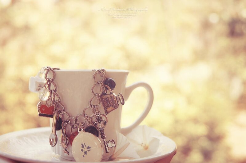 Charm Bracelet on Cup
