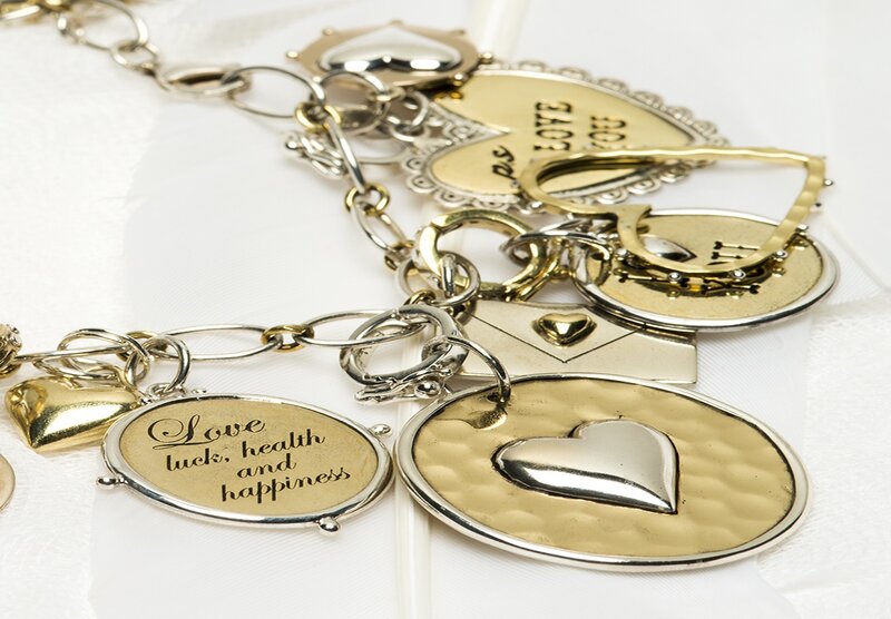 Charm Bracelet with Hearts