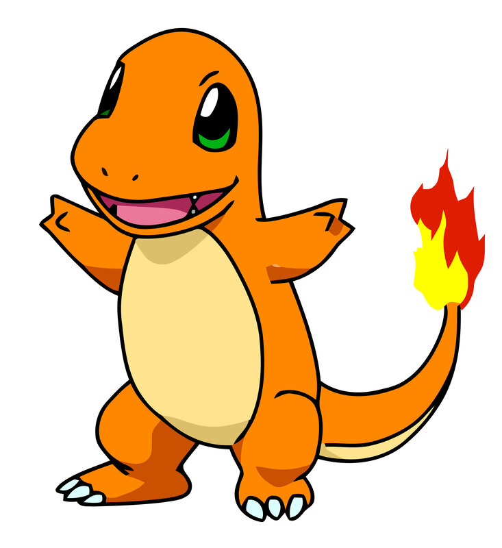 Charmander cartoon character