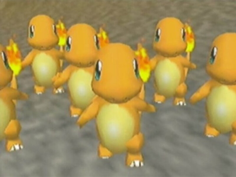 Charmander group animation