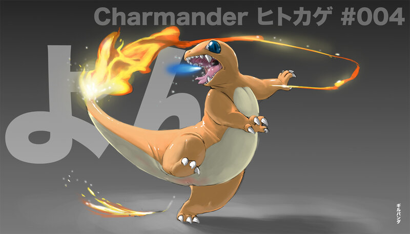 Charmander in action