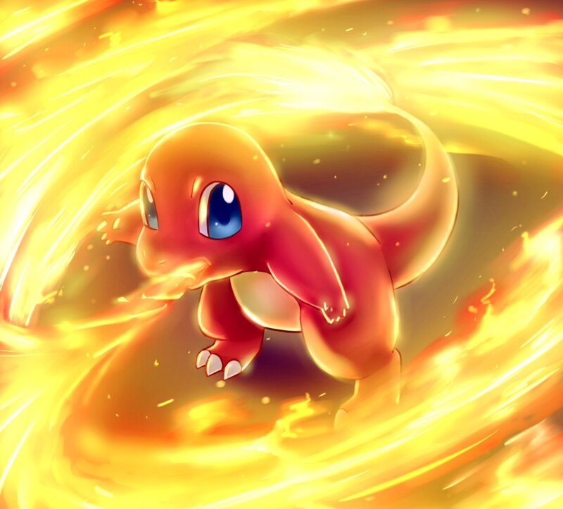 Charmander in Fire
