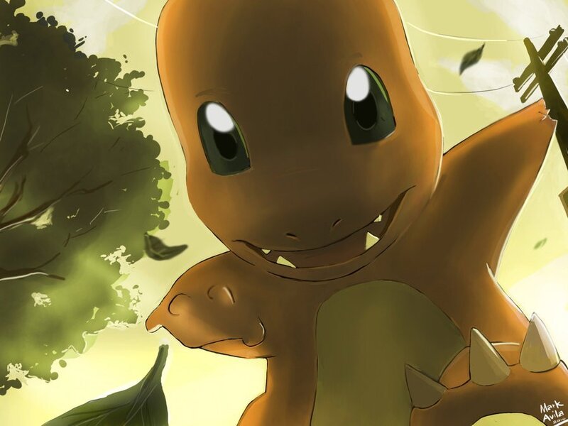 Charmander in Forest — Brown