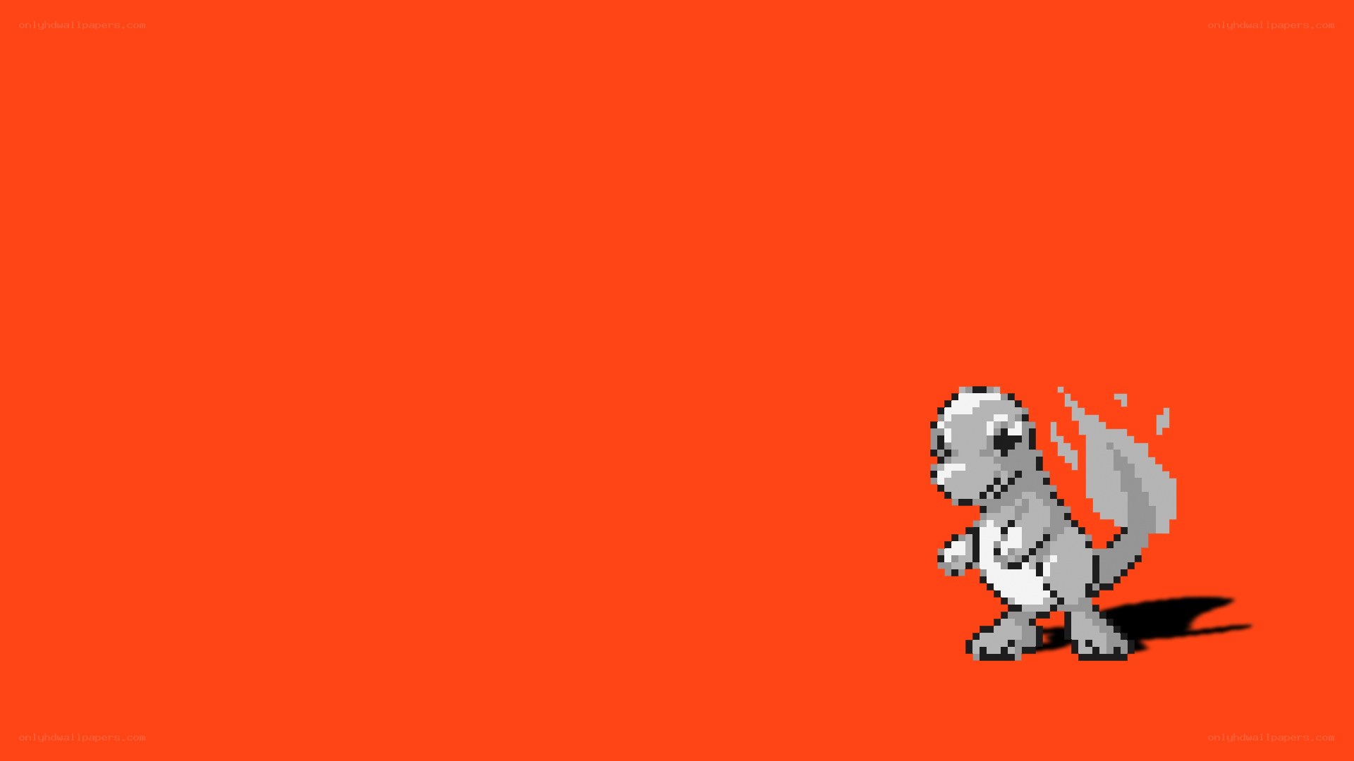 Charmander on orange