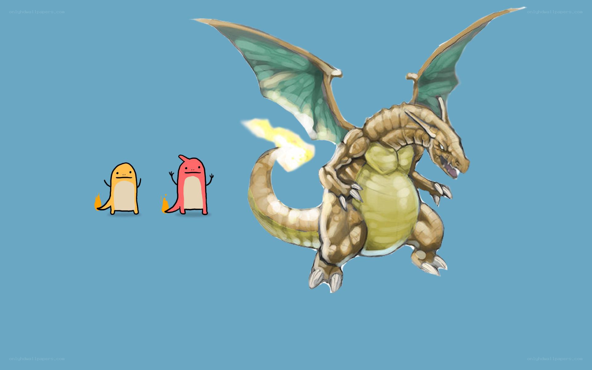 Charmander to Charizard evolution