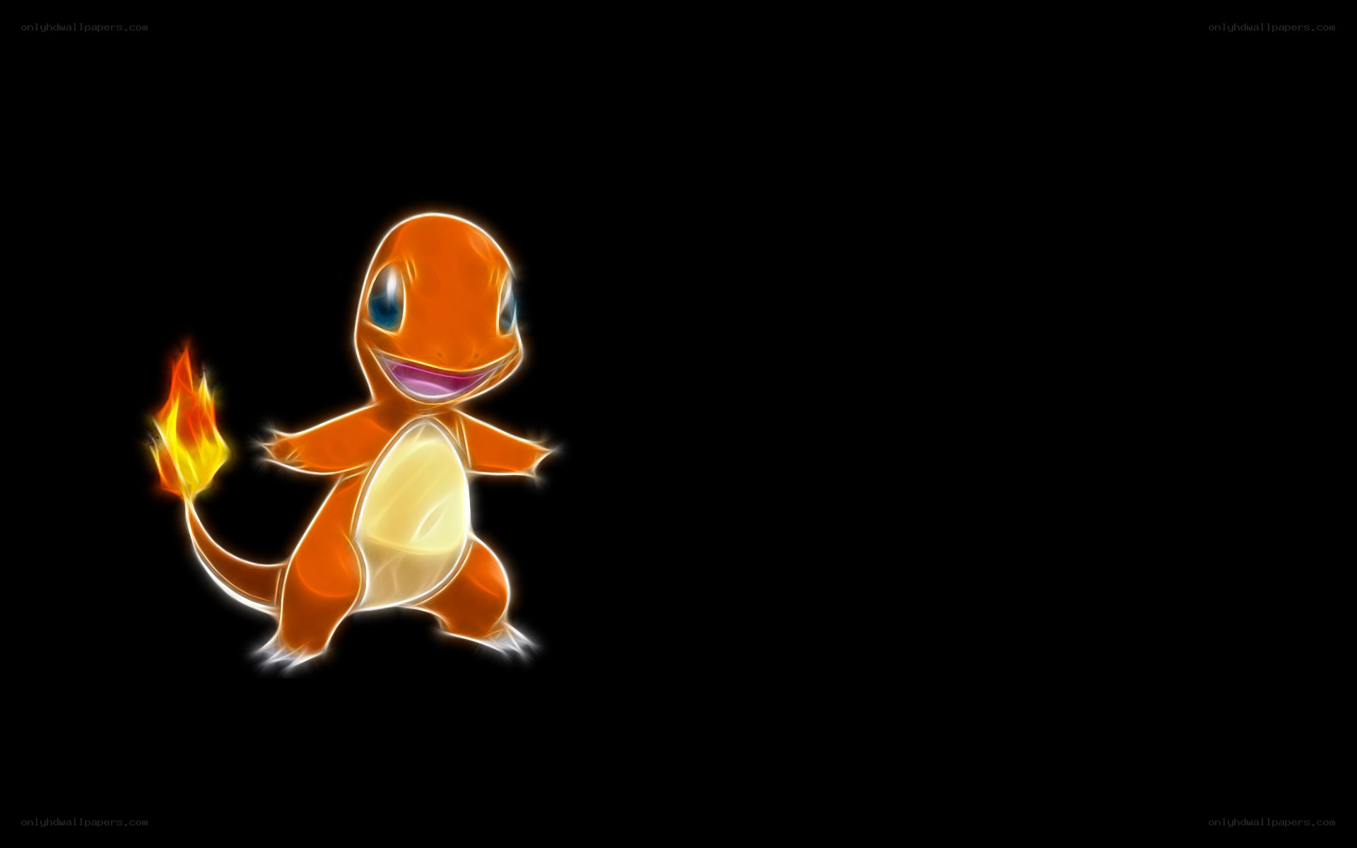Charmander with flame tail