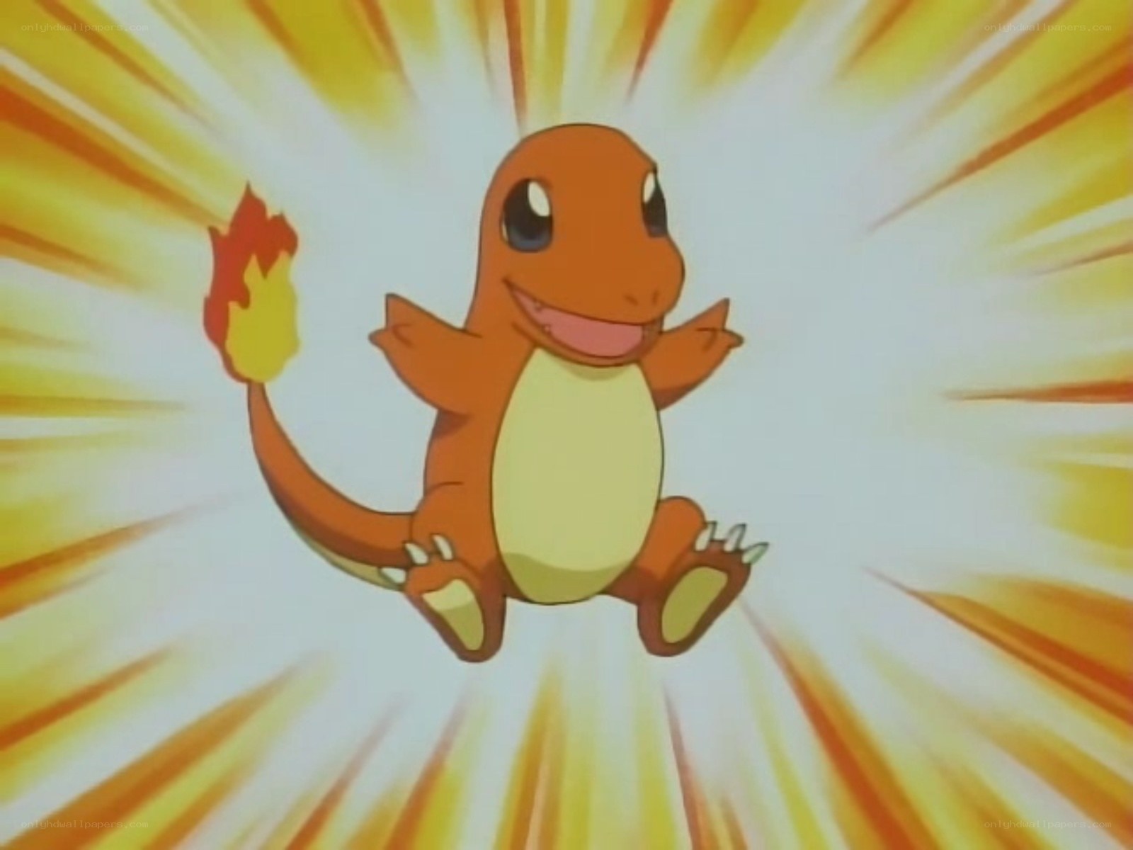 Charmander with flame tail