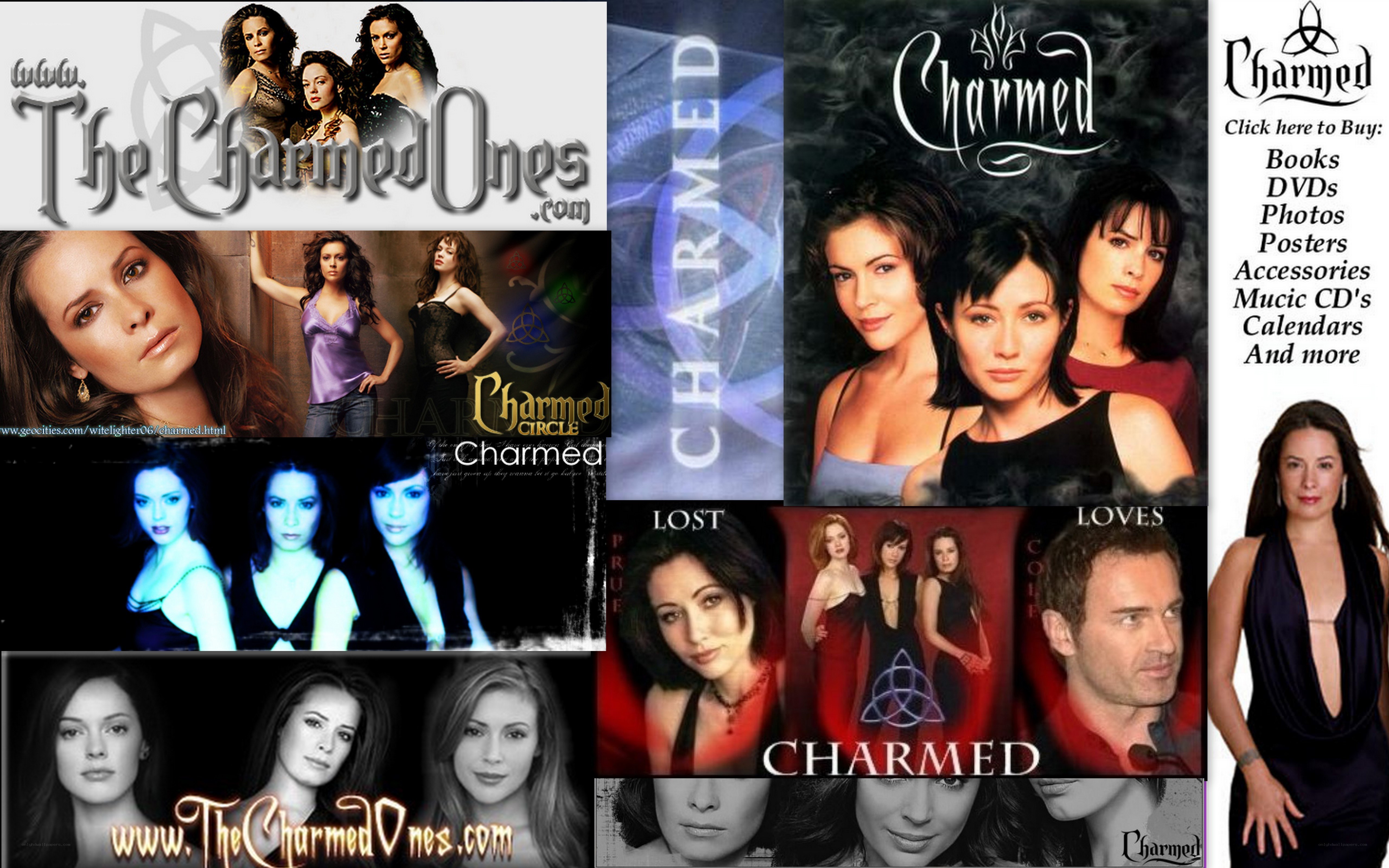 Charmed promotional collage