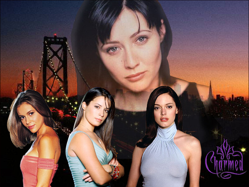 Charmed TV show collage