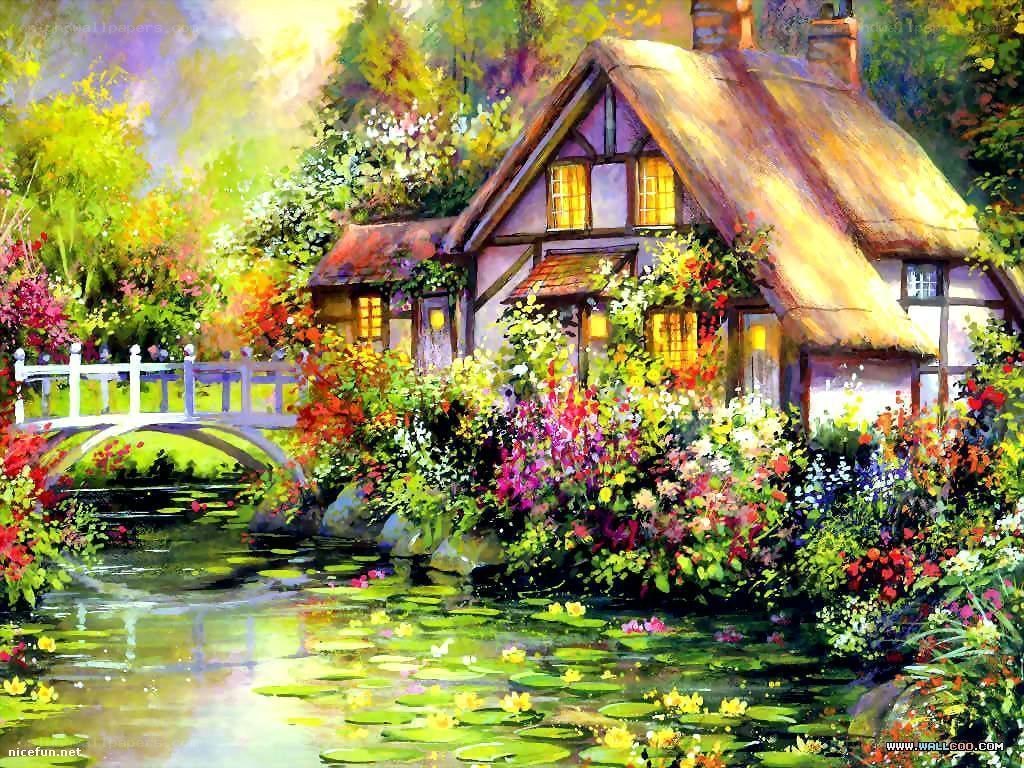Charming cottage by the pond