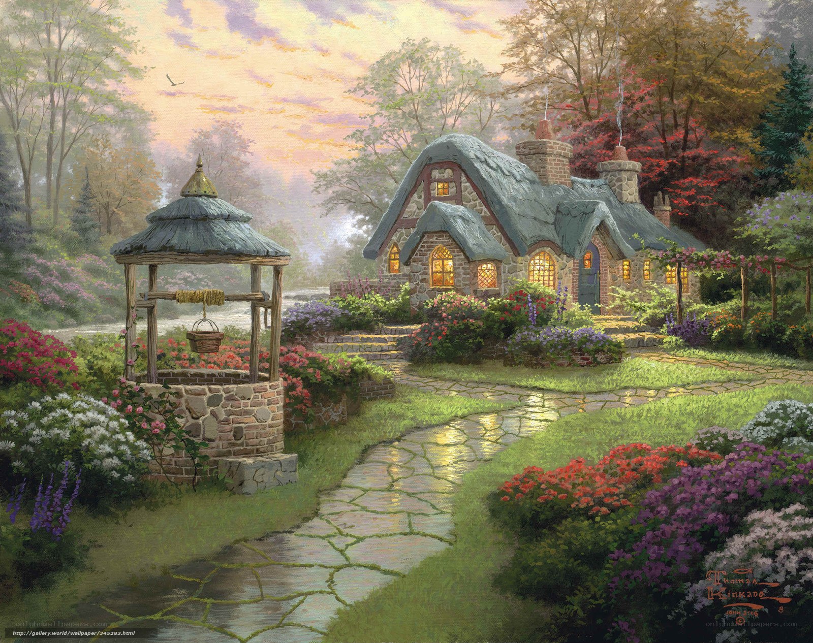 Charming cottage in a garden