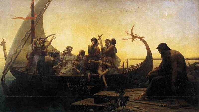 Charon's Ferry at Dusk
