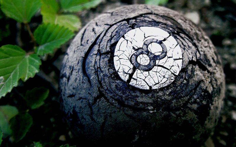 Charred Eight Ball — Black