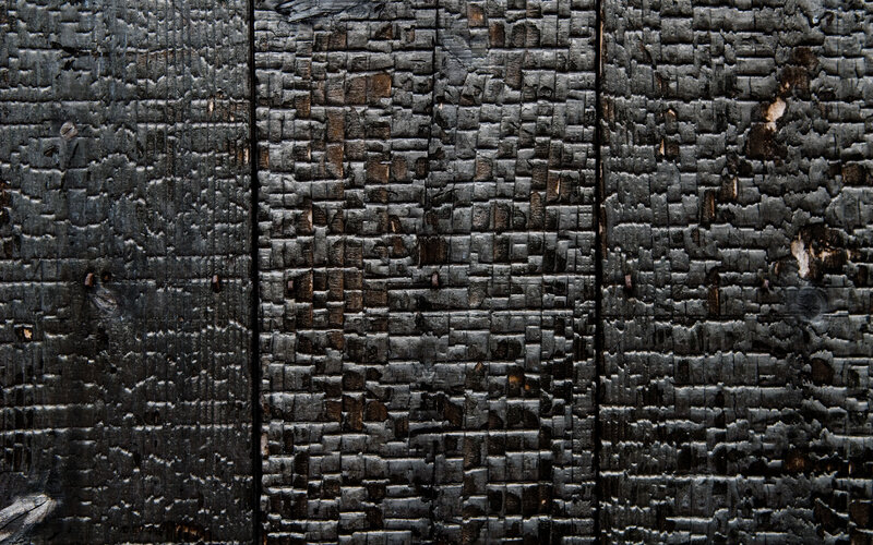 charred wood texture