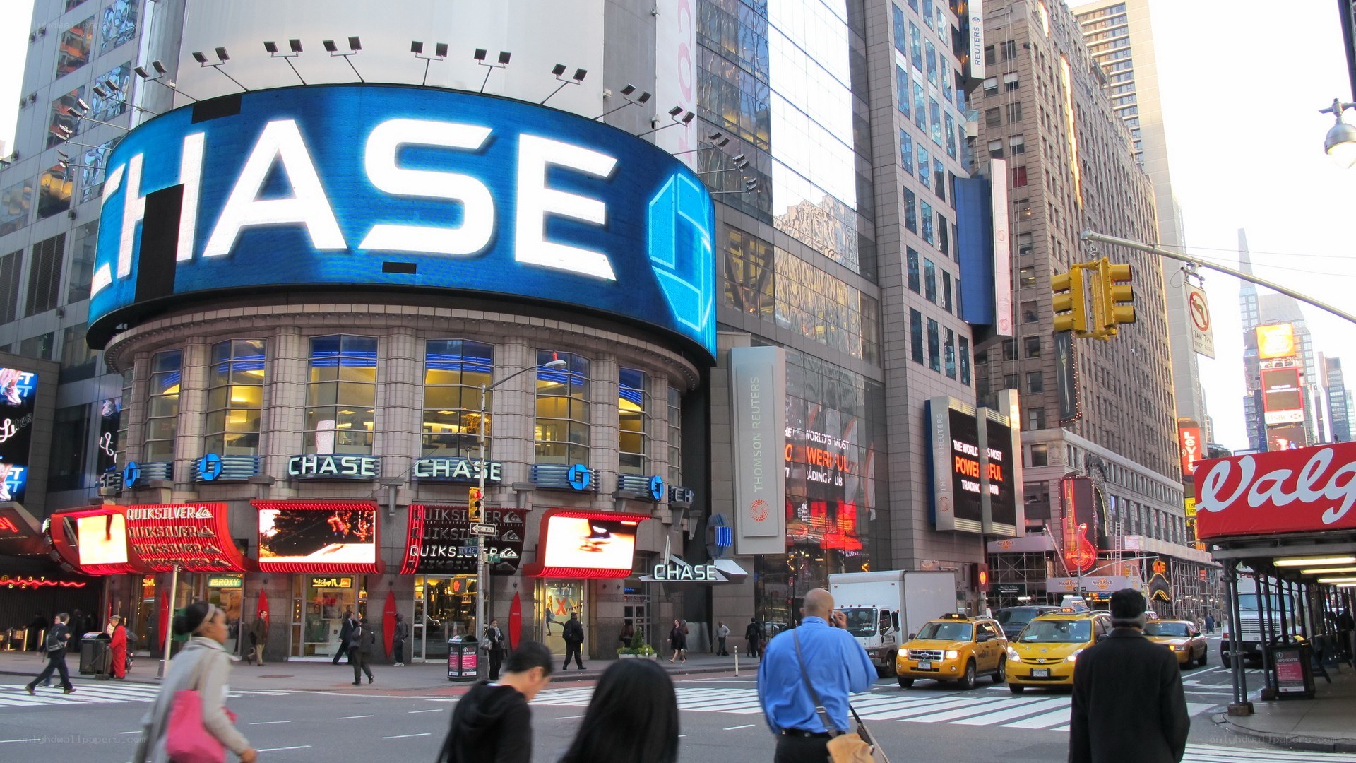 Chase bank in Times Square