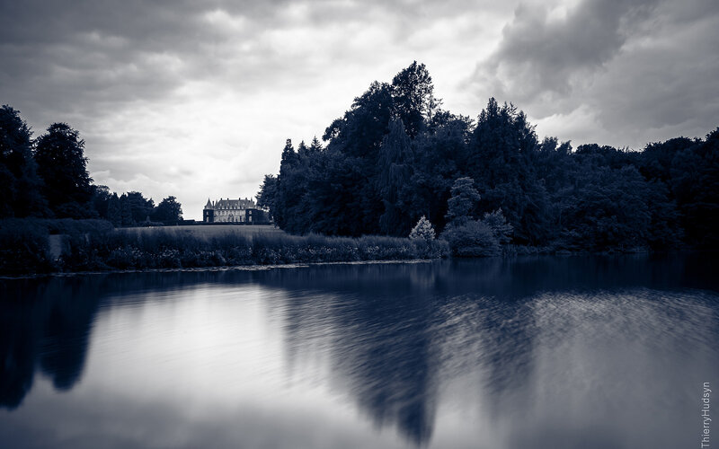 Chateau by Lake — Blue
