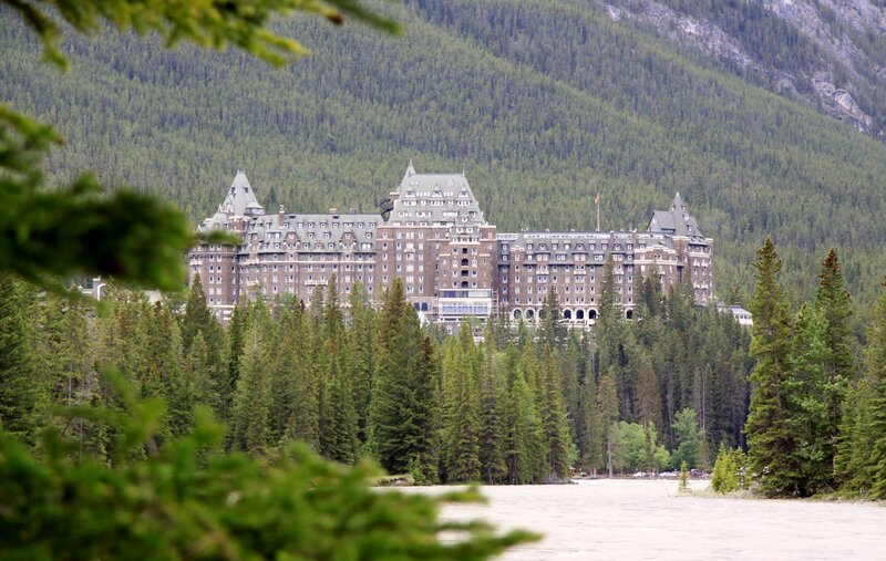 Chateau Hotel in Mountains