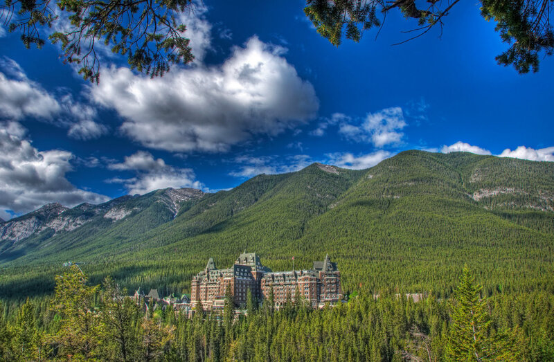 Chateau in Mountain Forest
