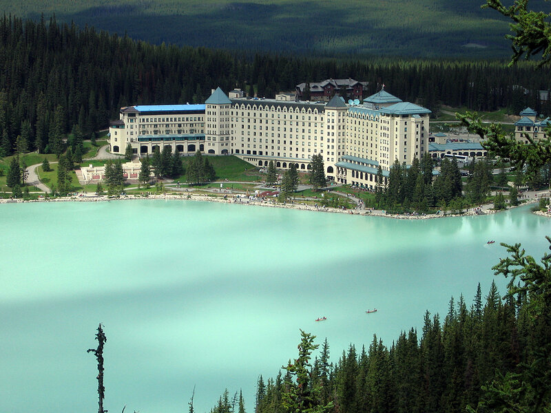 Chateau Lake Louise — Blue, Serene, Afternoon, Photograph