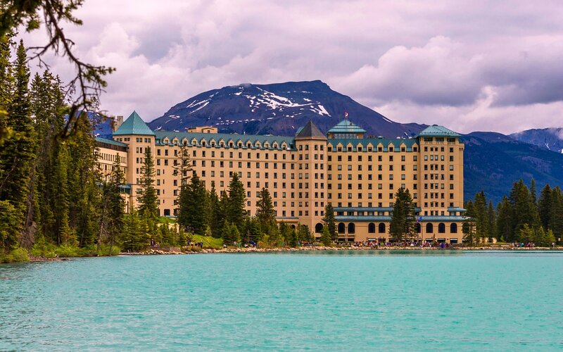 Chateau Lake Louise — Blue, Serene, Afternoon