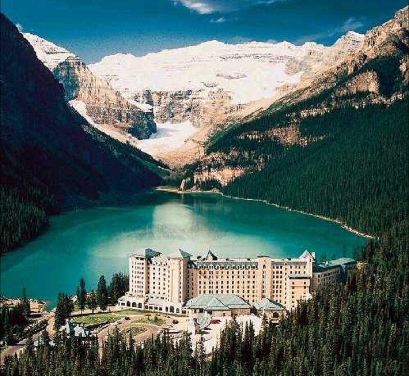 Chateau Lake Louise — Blue