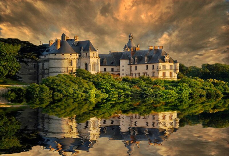 Chateau Reflected in Water