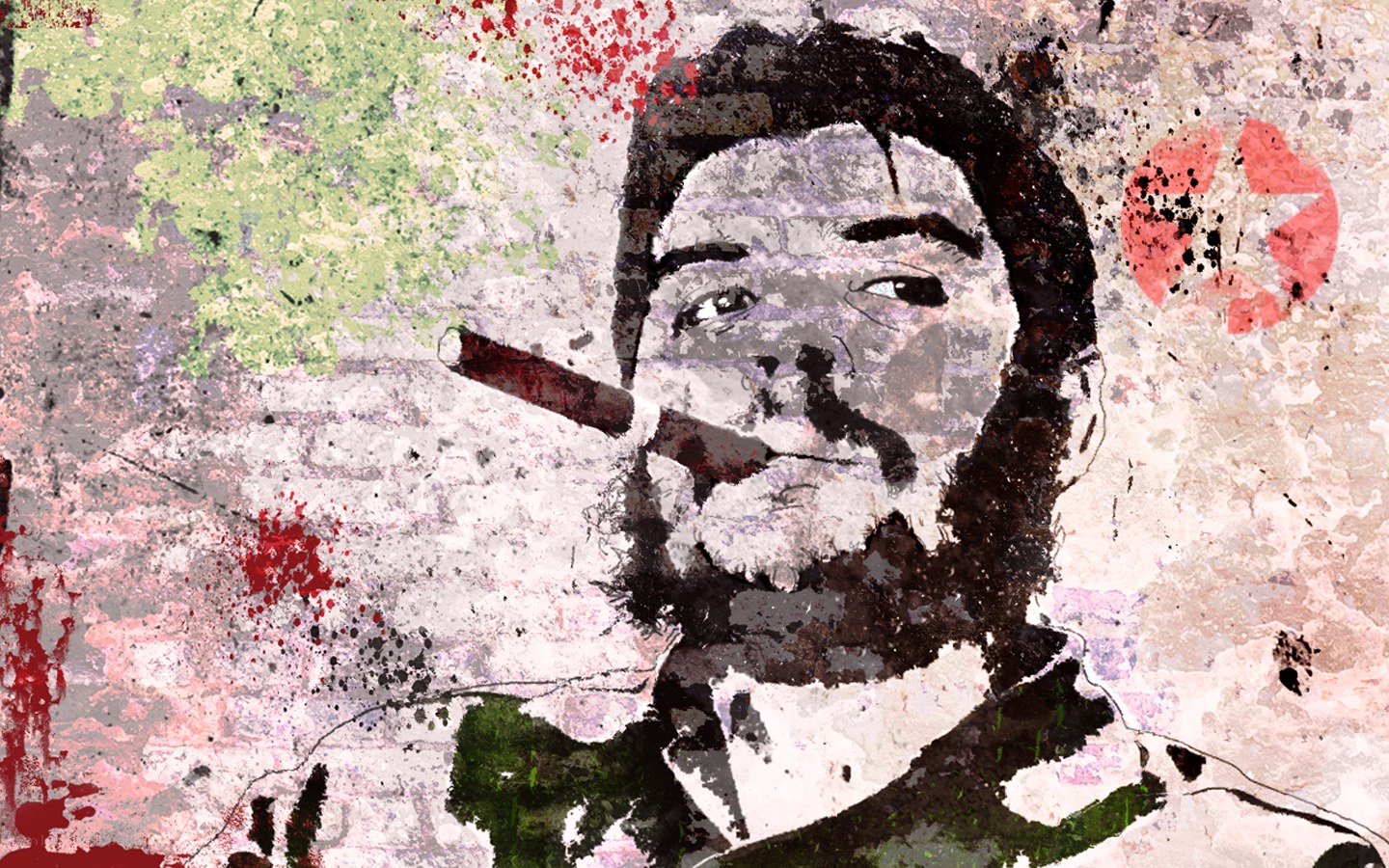 Che Guevara graffiti portrait