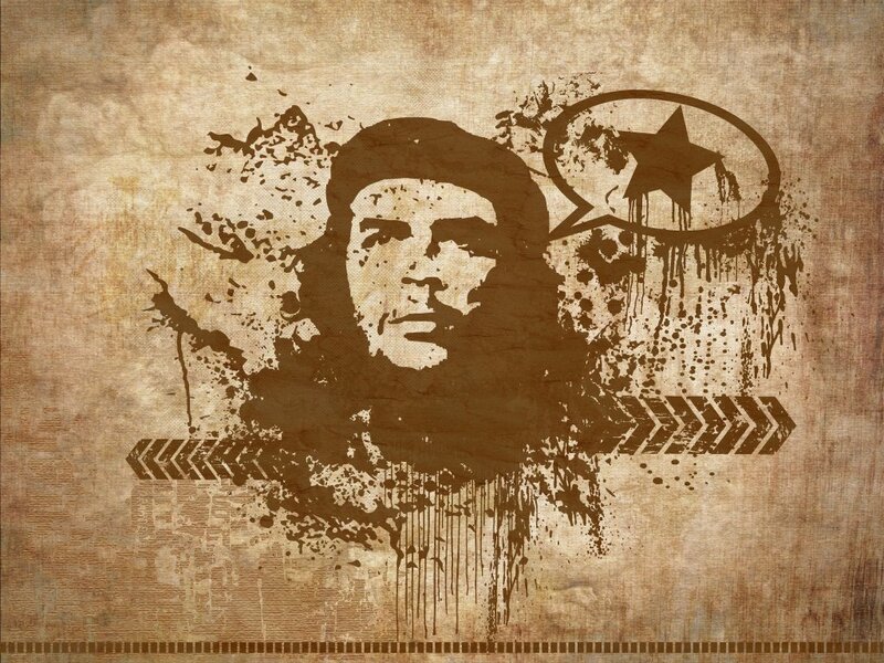 Che Guevara grunge portrait