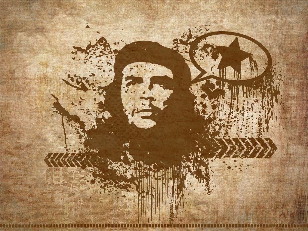 Che Guevara grunge portrait