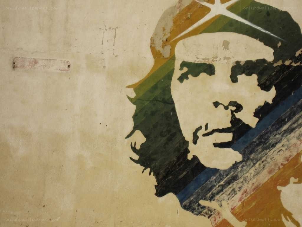 Che Guevara mural on wall