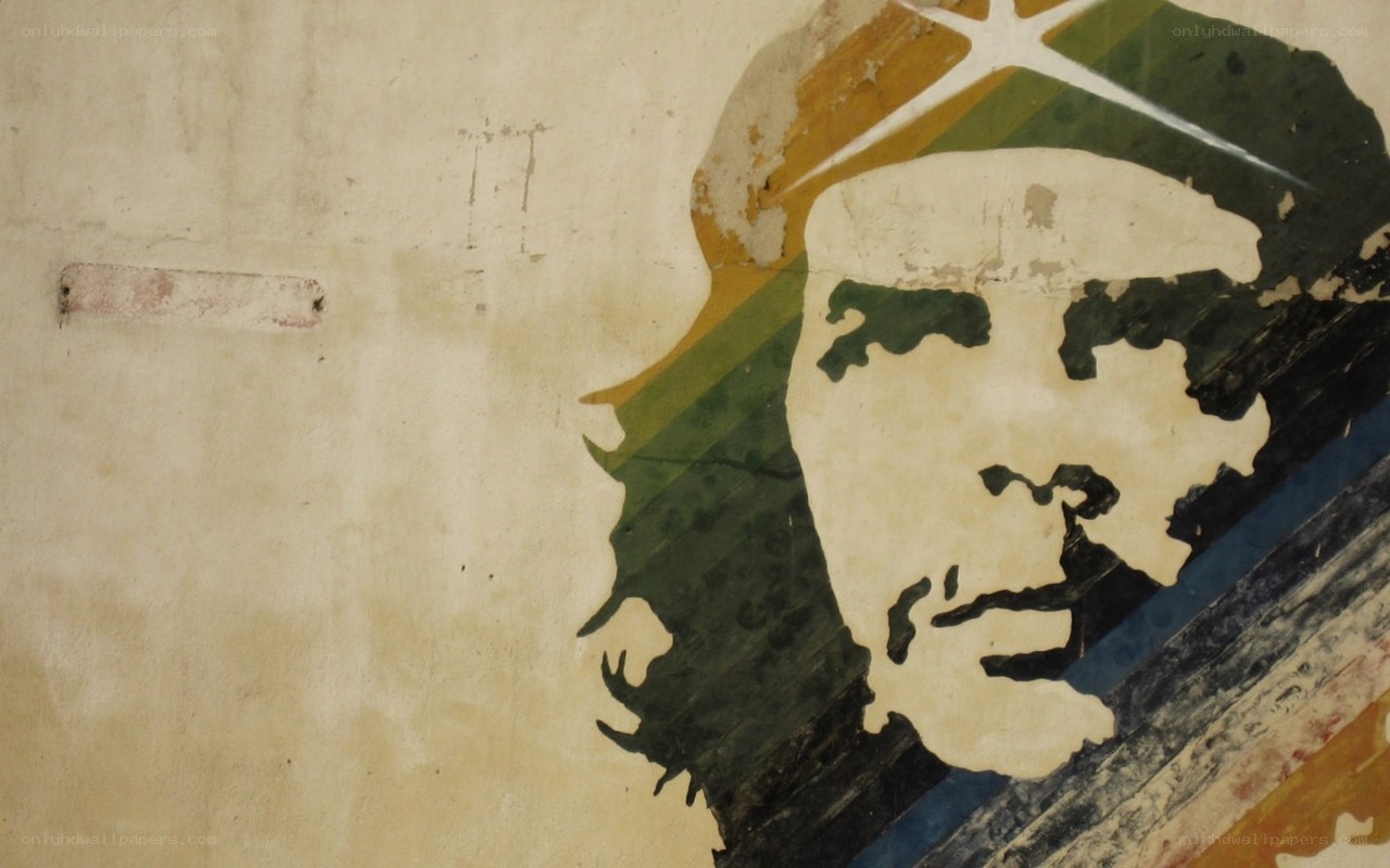 Che Guevara mural on wall