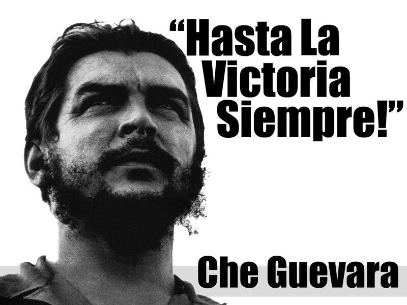 Che Guevara Portrait — Black, Dramatic