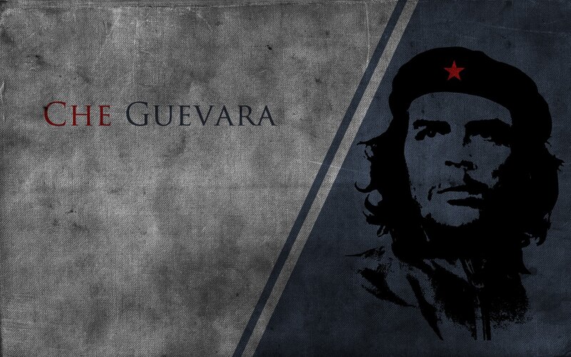Che Guevara Portrait — Gray