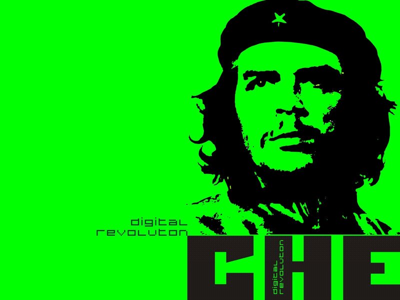 Che Guevara Portrait — Green