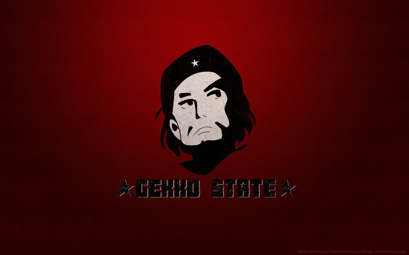 Che Guevara Portrait — Red, Dramatic, Digital Art