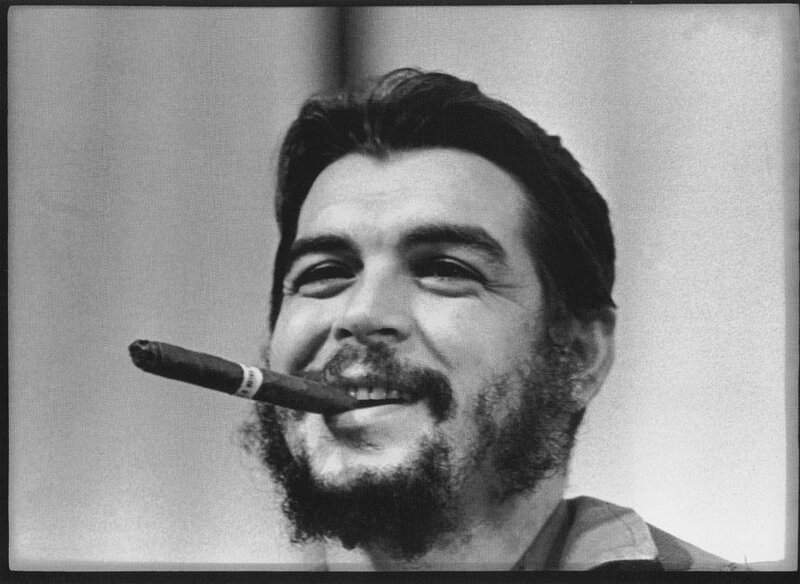 Che Guevara with cigar
