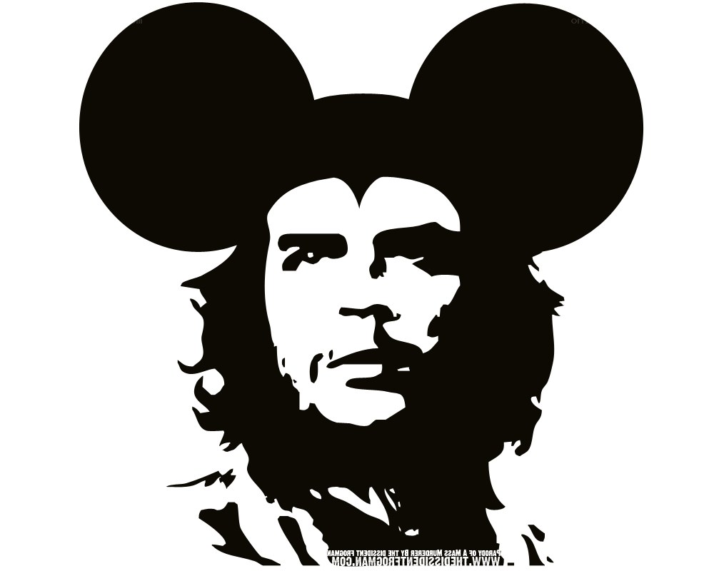 Che Guevara with Mickey Mouse ears