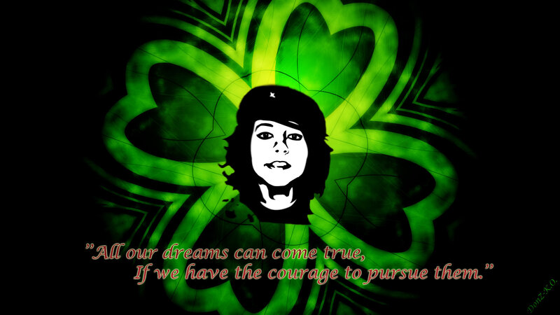 Che Guevara with shamrock