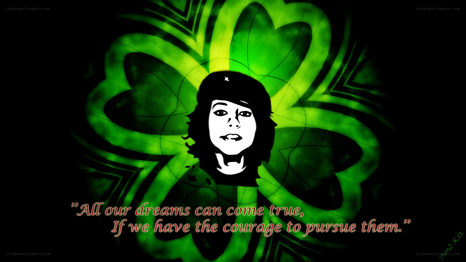 Che Guevara with shamrock