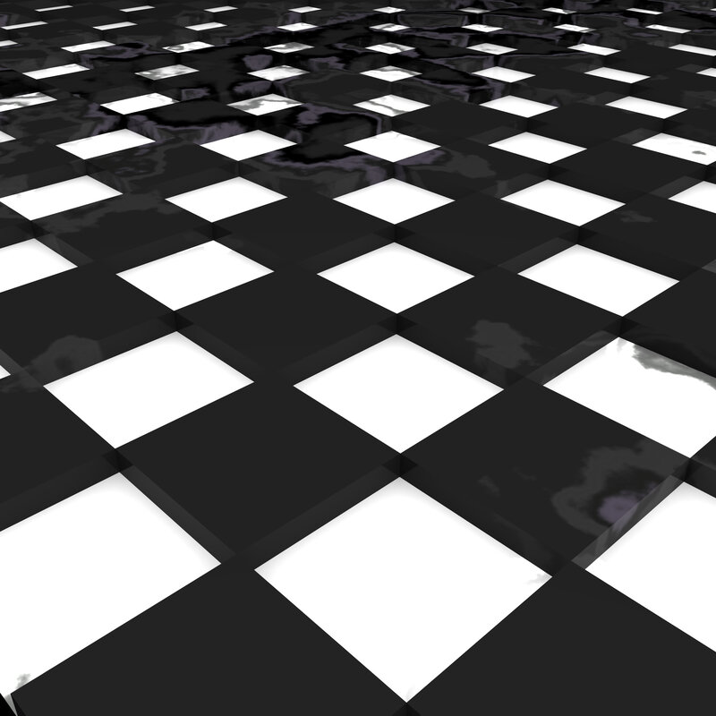 Checkerboard Floor — Black