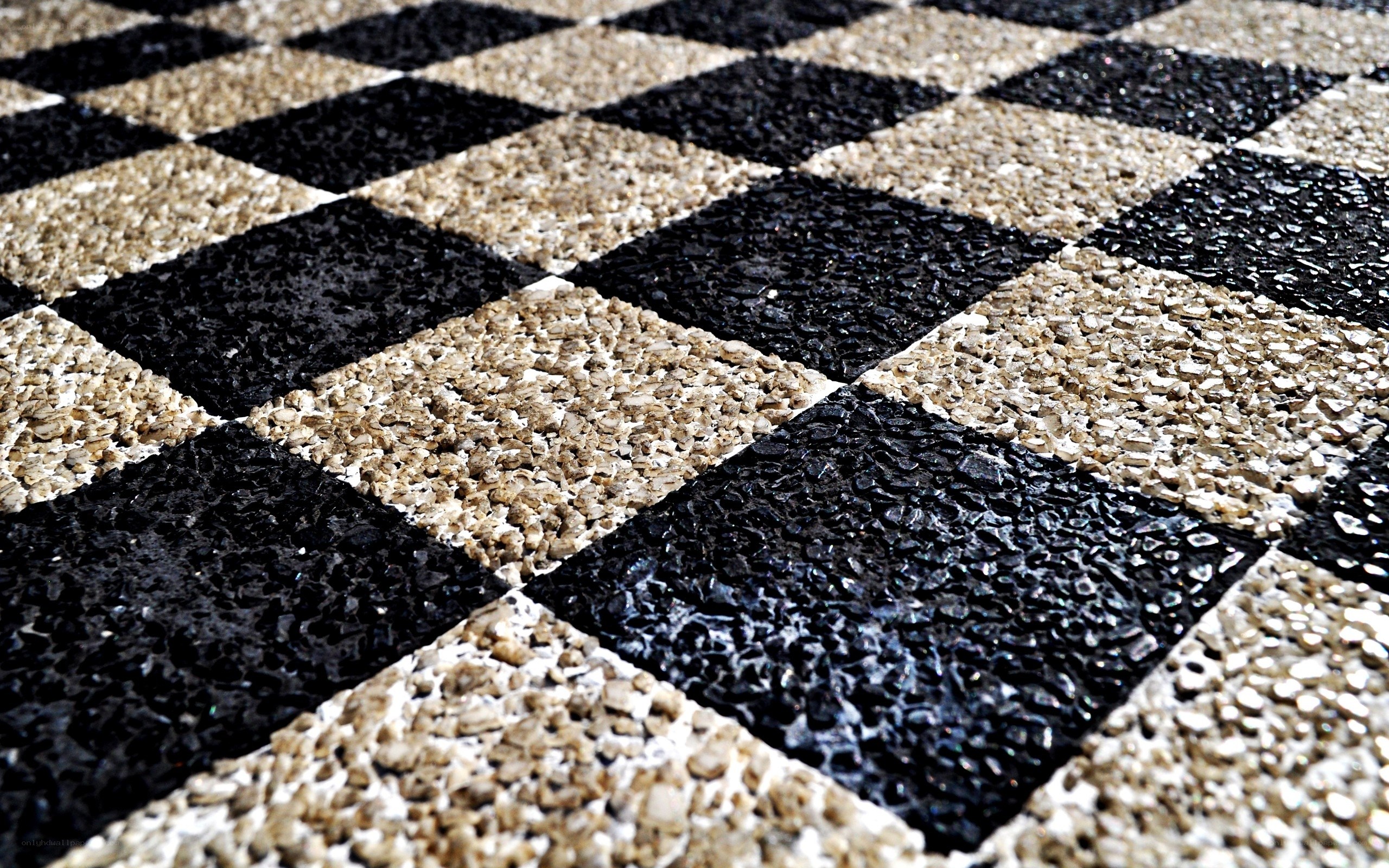 checkerboard floor pattern