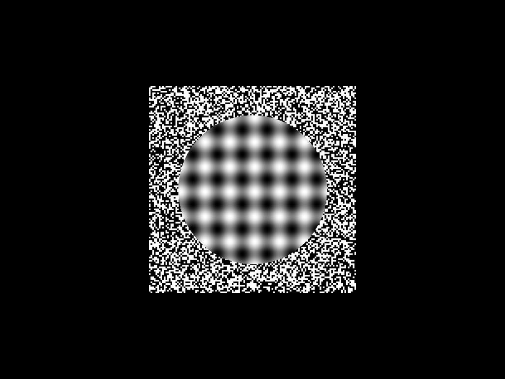 checkerboard pattern in circle