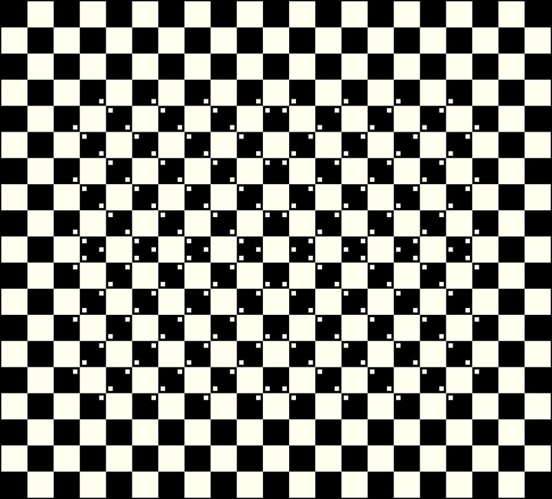 checkerboard pattern with squares