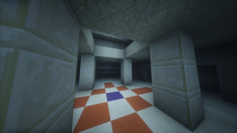 Checkered Floor Corridor