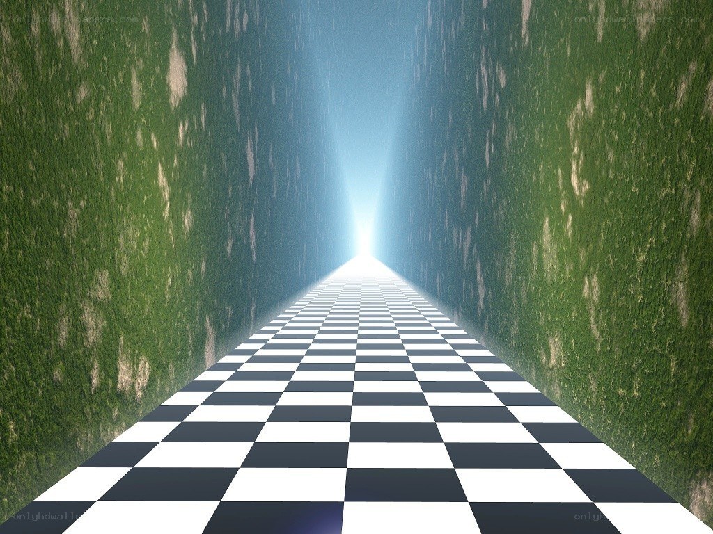 checkered path to light
