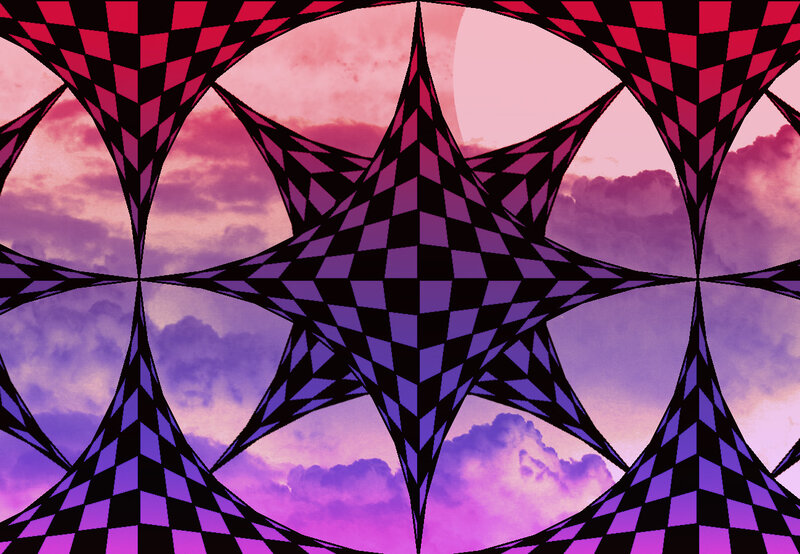 Checkered Star Pattern