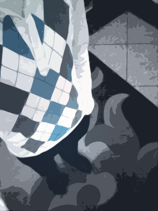 checkered tile pattern
